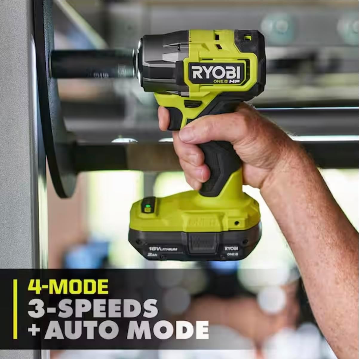 RYOBI ONE+ HP 18V Brushless Cordless Compact 3/8 in. Impact Wrench (Tool Only)
