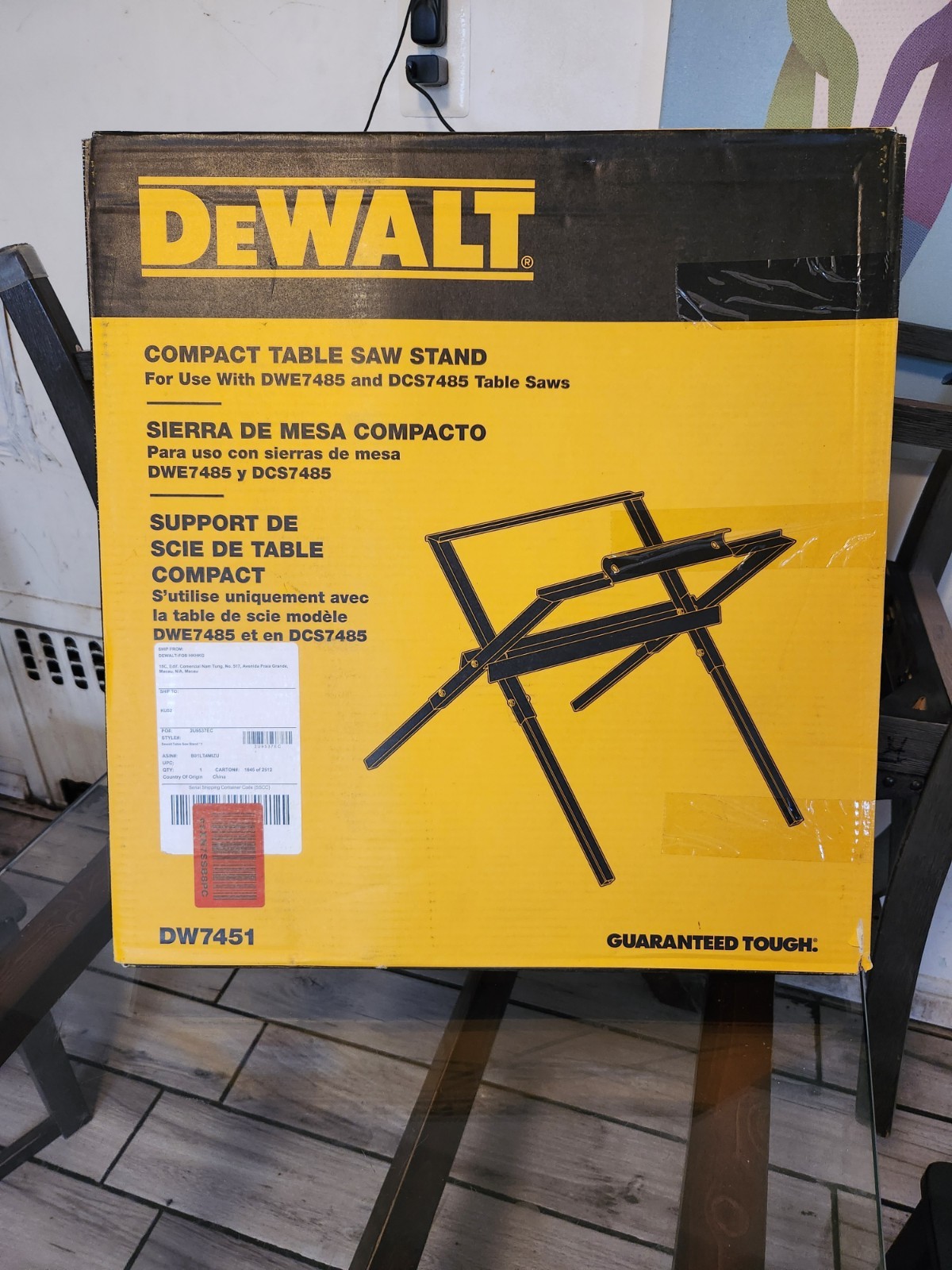 Dealt Compact Table Saw Stand Table Saw Stand