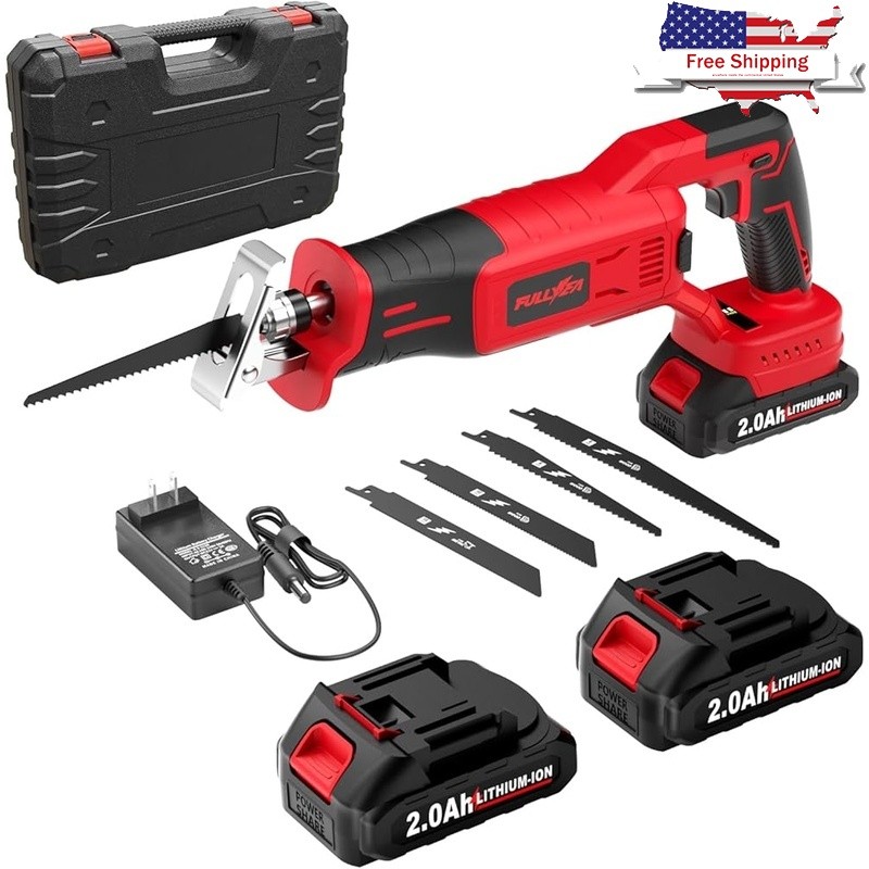 Cordless Reciprocating Saw 3500 SPM Brushless Multi-material Cutting Tool New