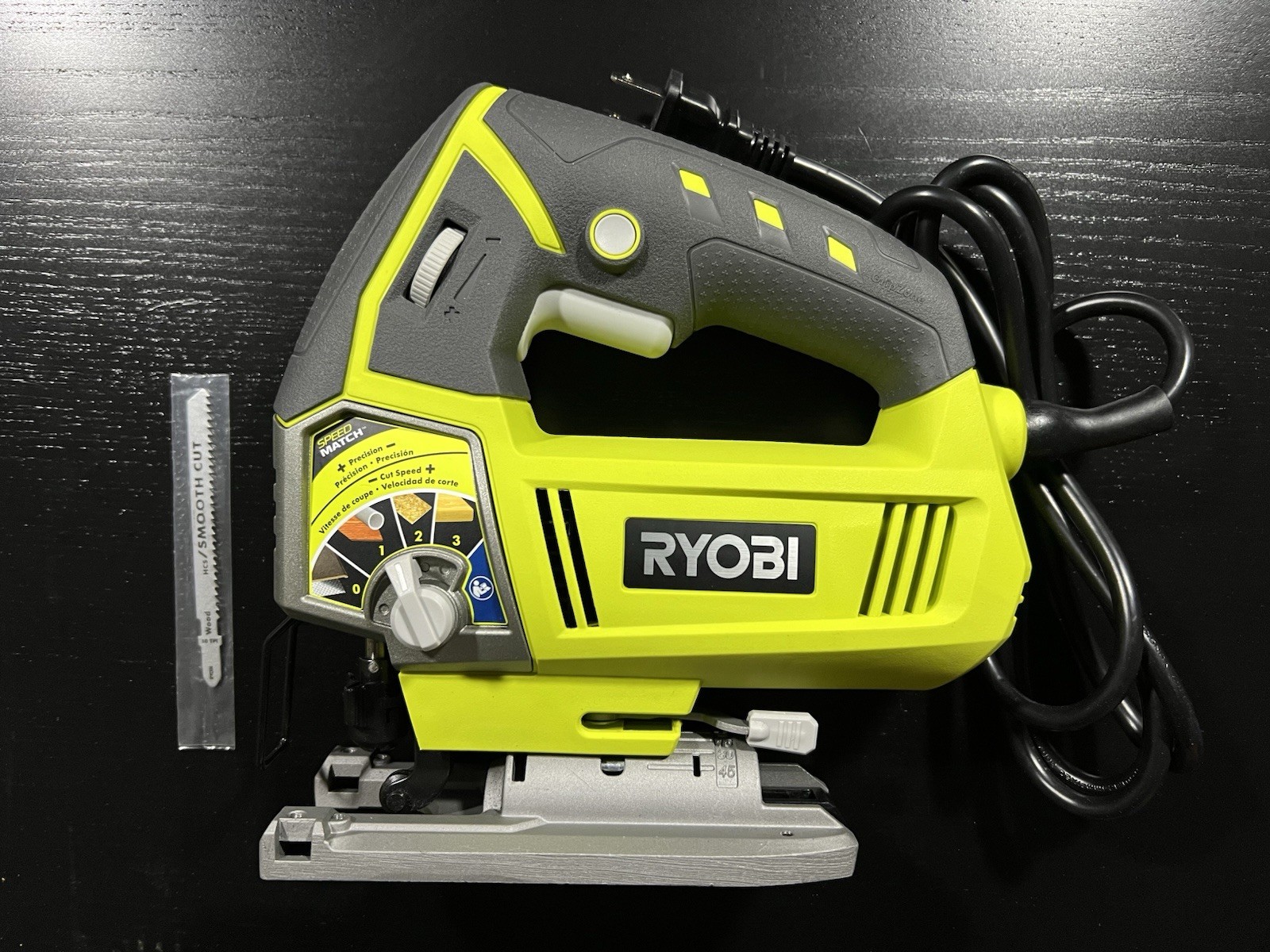 Ryobi 4.8 Amp Corded Variable Speed Orbital Jig Saw JS481LG