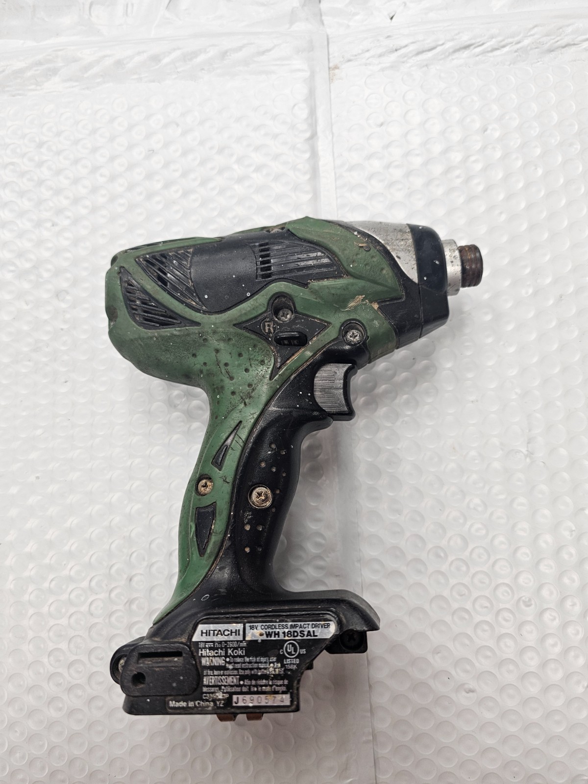 Hitachi WH18DSAL 18V Cordless Impact Driver TOOL ONLY