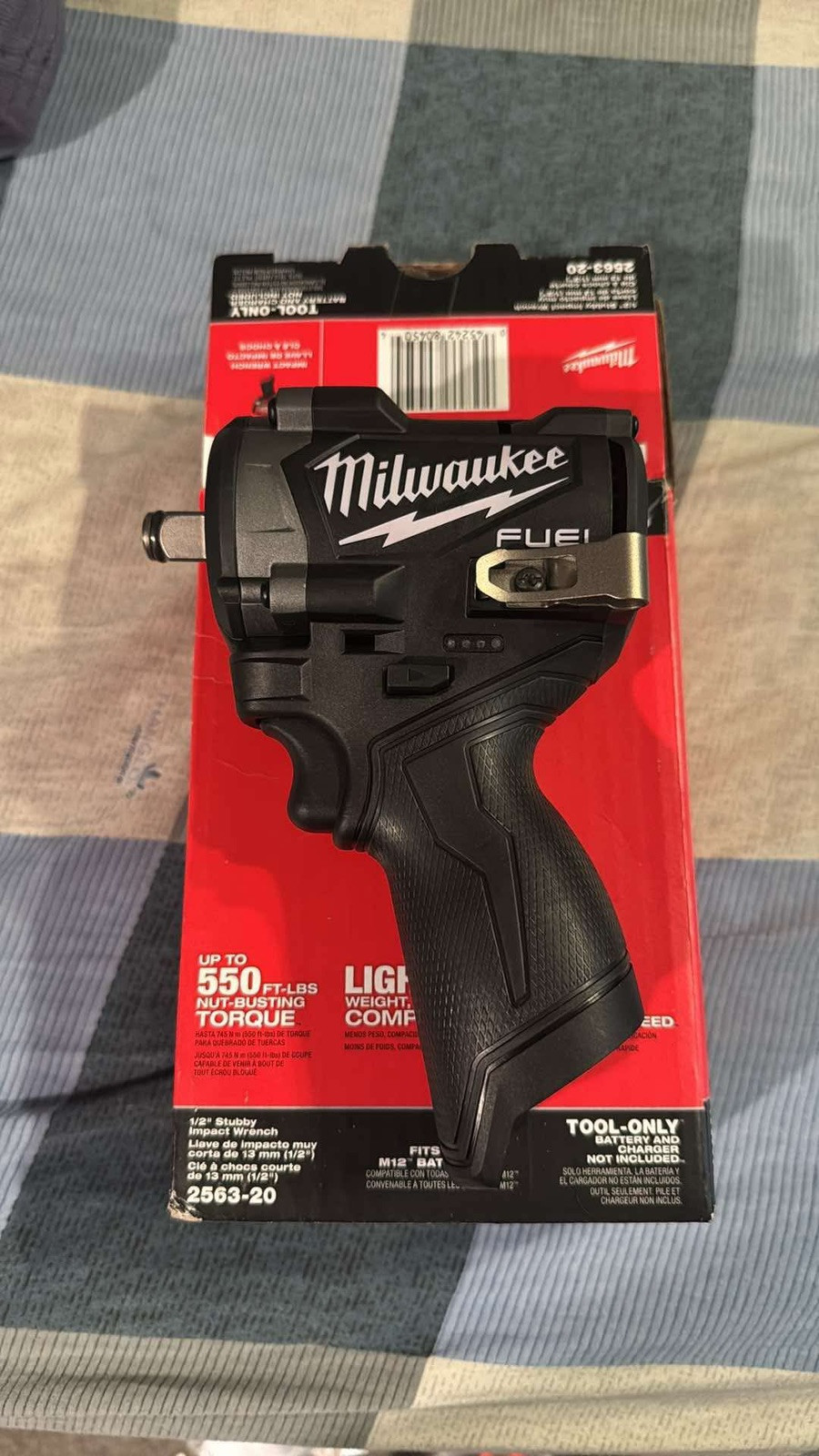 Milwaukee M12 FUEL 1/2&Prime; 2563-20 GEN 2 (2024) Stubby Impact Wrench