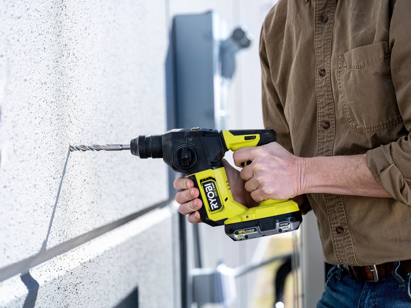 RYOBI CANADA 18V Compact Brushless 5/8&Prime; SDS-Plus Rotary Hammer Drill (Tool-Only)