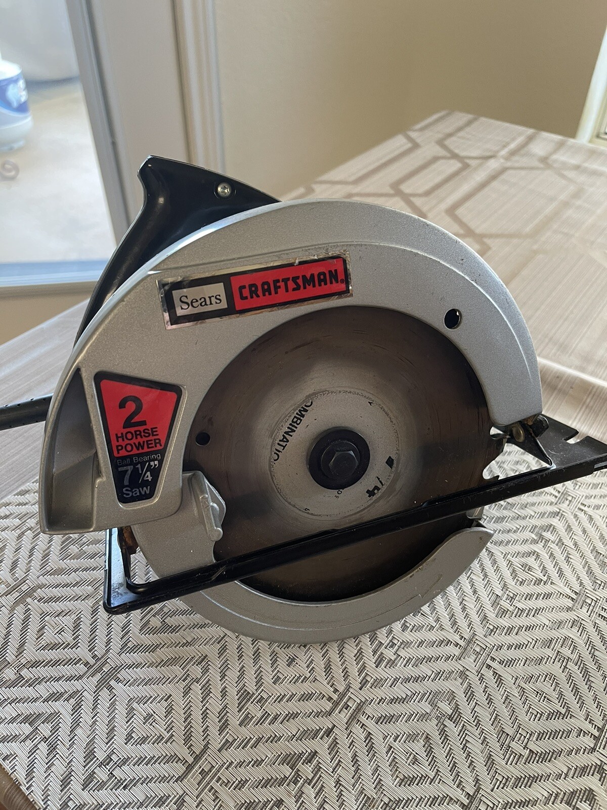Craftsman-7-1/4 in. Corded Circular Saw- With a combination Blade-2 Horse Power