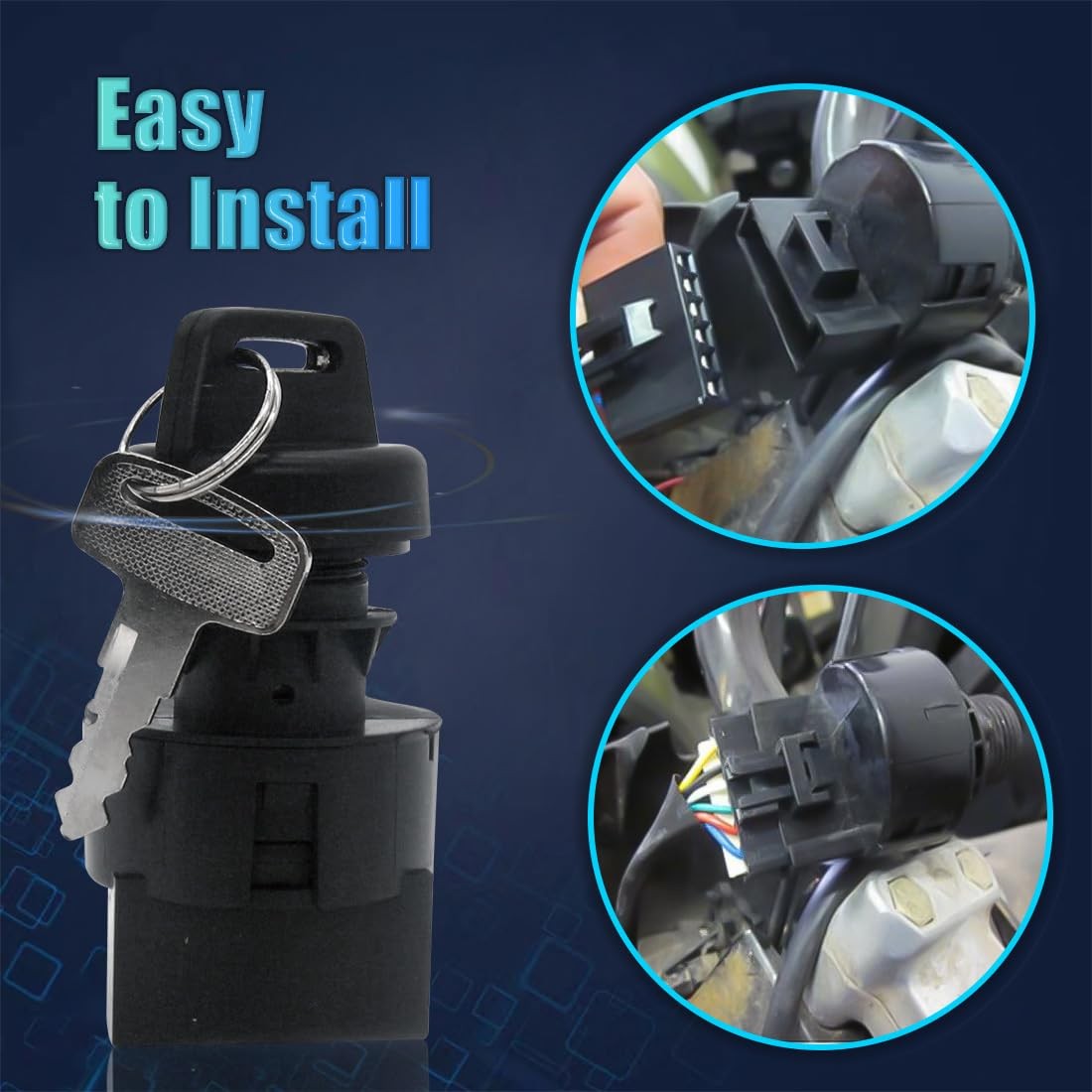 Ignition Switch Key Fits for Polaris Trail Blazer 250 330 400 Trail Boss 325 …