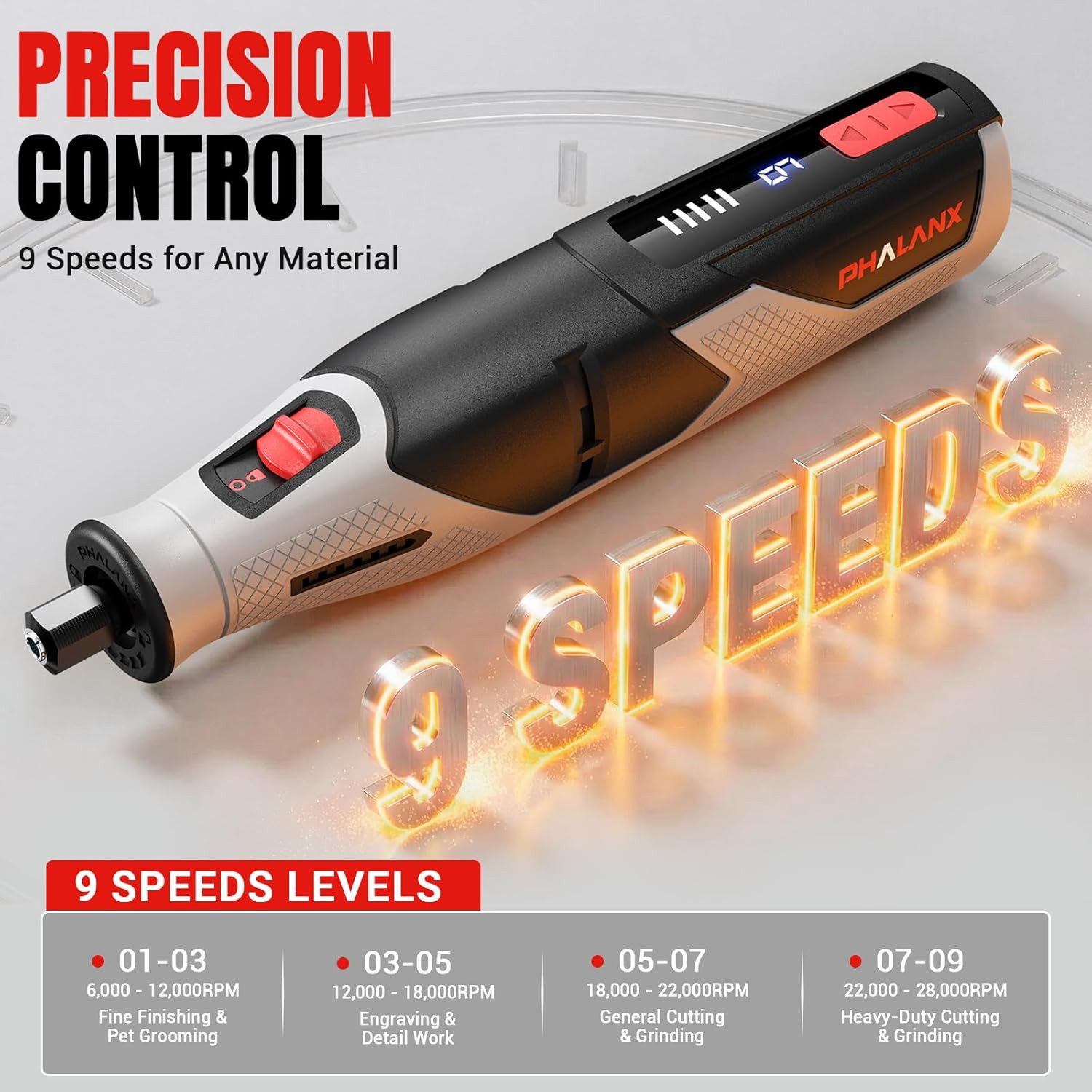 Cordless 4V Rotary Tool Kit, Rotary Tools 80 PCS Accessories 4000Mah Battery…
