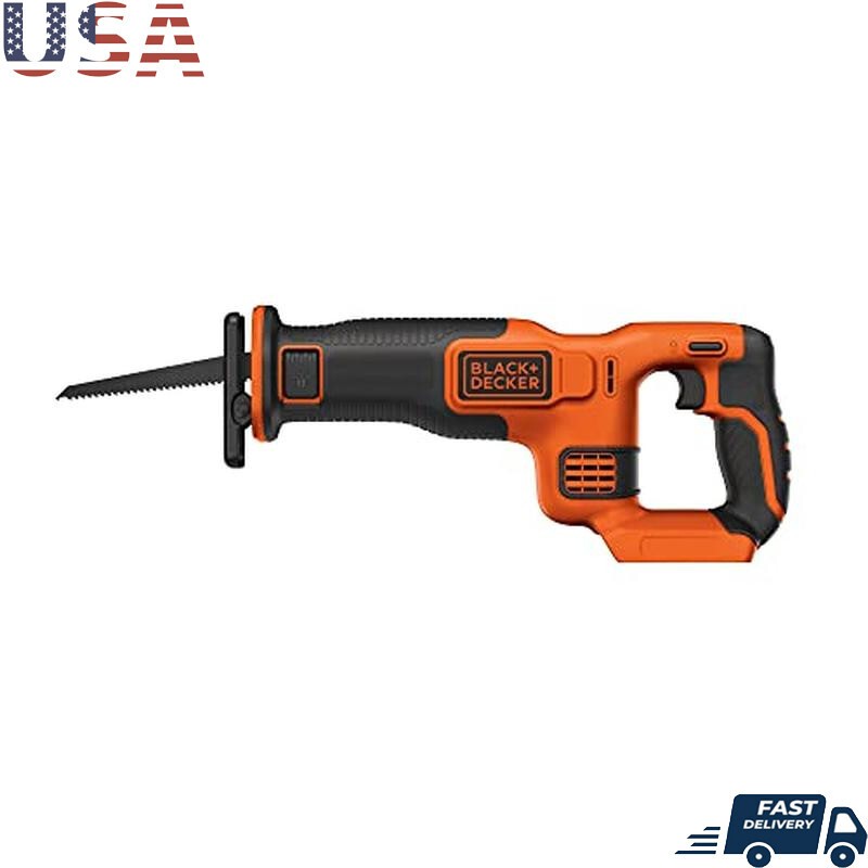 Cordless Reciprocating Saw Variable Speed Pivoting Blade Shoe Tool-Free Change