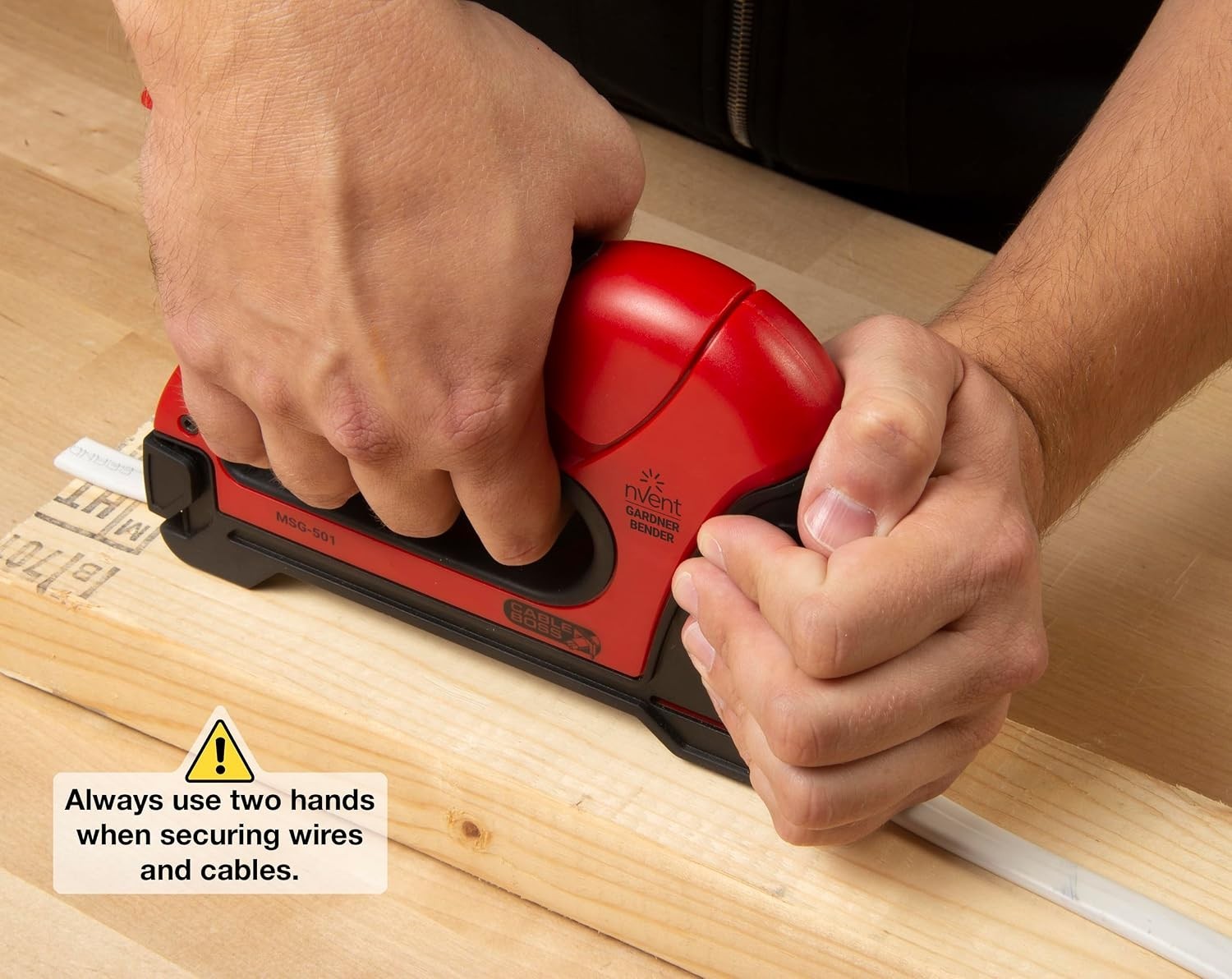 Gardner Bender MSG-501 Cable Boss Staple Gun, Secures NM & Low-Volt Cables