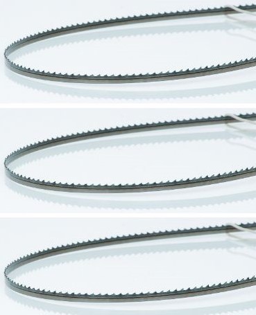 Timber Wolf 105&Prime; x 1/4&Prime; Wide x 6TPI x .025 Silicon Steel Bandsaw Blades, 3-PACK