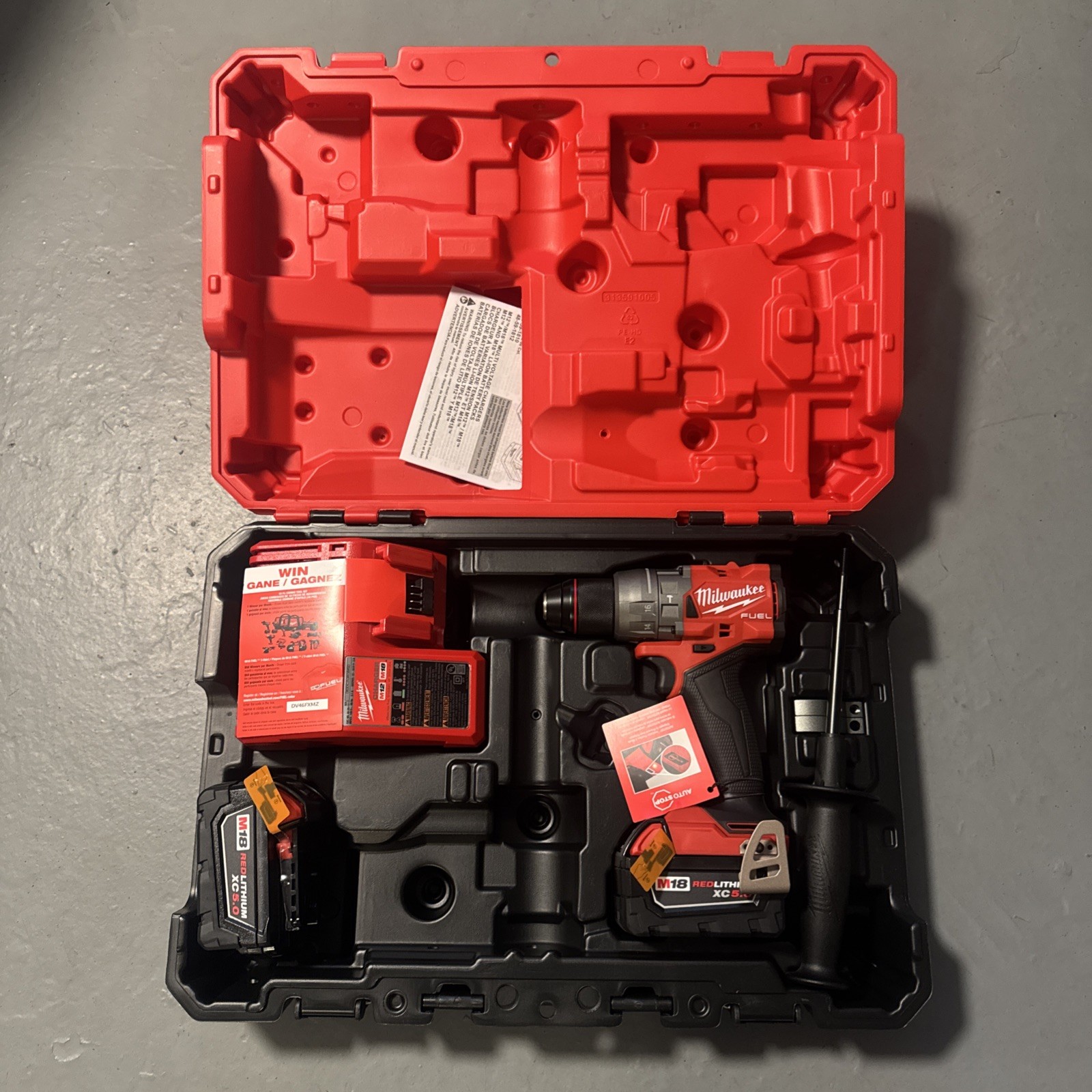 Milwaukee 2904-22 M18 FUEL 1/2&Prime; Hammer Drill/Driver Kit
