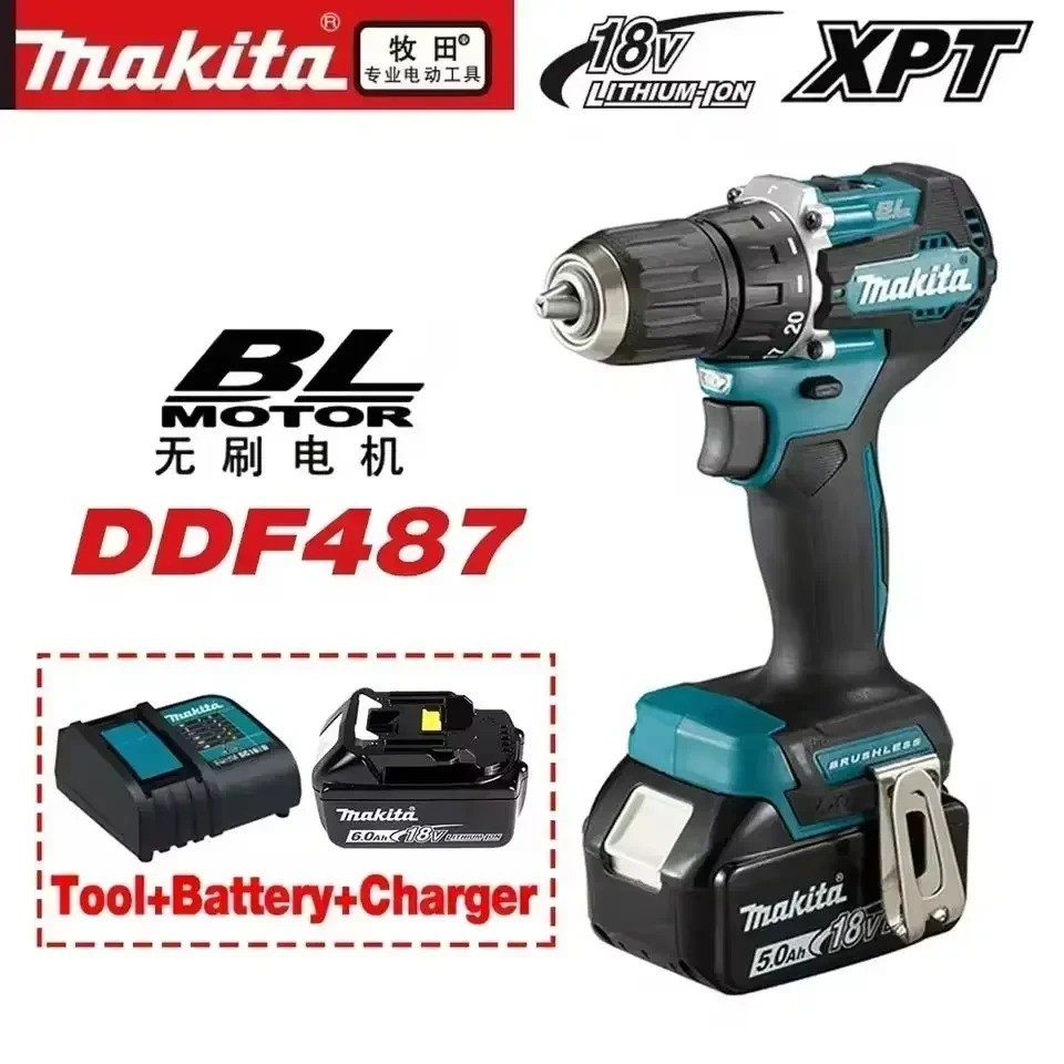 Makita DDF487 LXT 18V Brushless Cordless Drill Driver Bare Unit Body Only