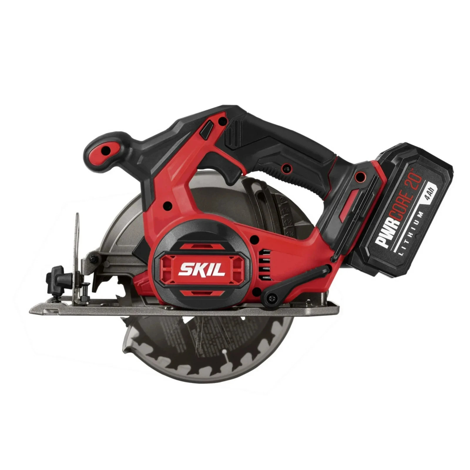 SKIL PWR CORE 20 Brushless 20V 6-1/2 » Circular Saw Kit 4.0 Ah Battery, Charger