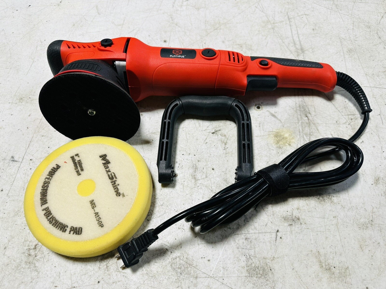 Platypus Buffer Polisher Rotary Car Buffer Polisher Waxer 1100W