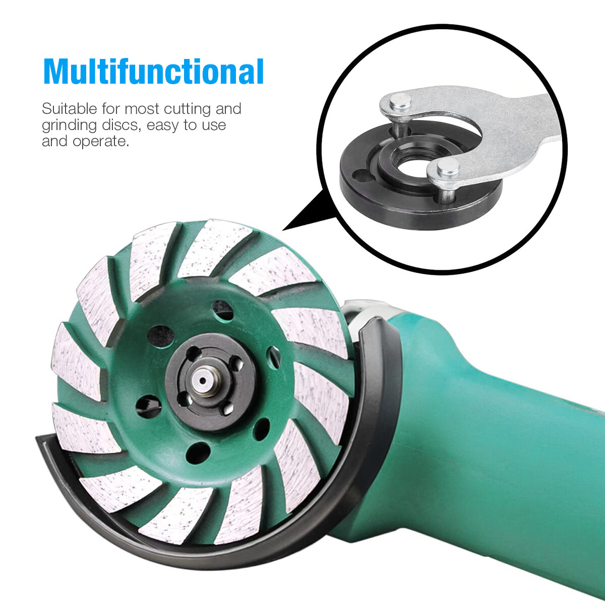 5/8&Prime;-11 Flange Lock Nut / Angle Wrench Spanner for Makita for Milwaukee Grinder