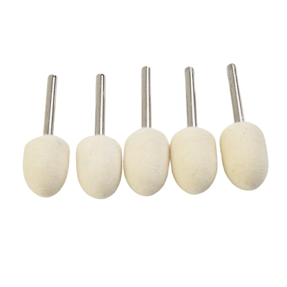 25pcs Grinding Wheel Felt Wool Buffing Pads Polishing Kit Rotary Tool Wood Set