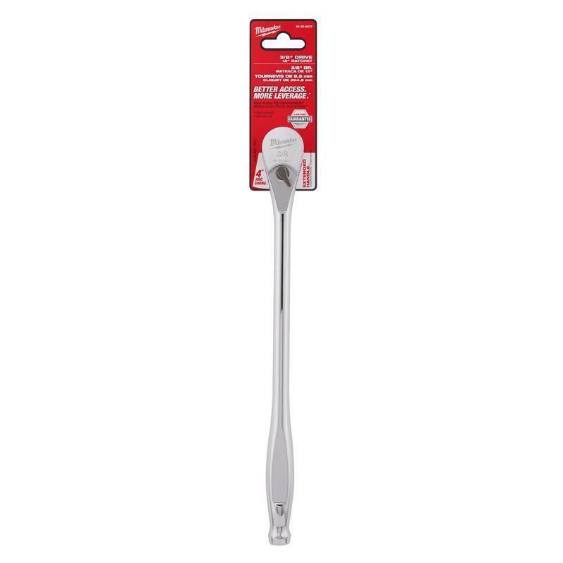Milwaukee 3/8 in. drive SAE Ratchet 12 inch 90 teeth 48-22-9037