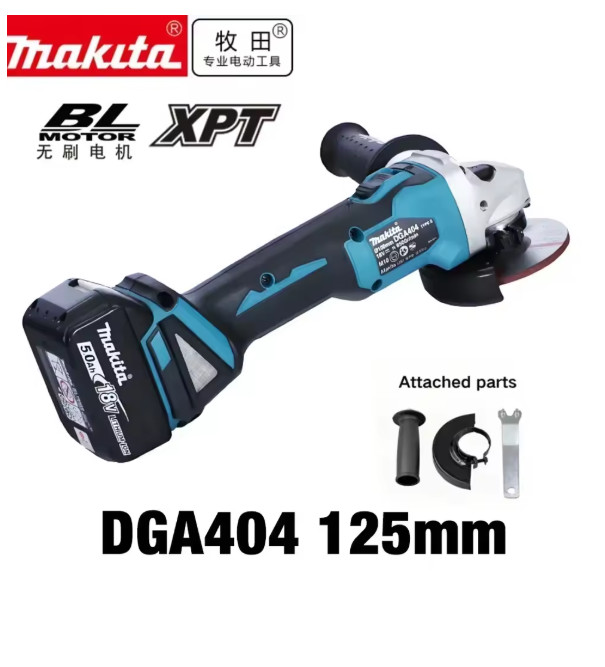 Original Makita DGA404 125mm Brushless Electric Angle Grinder 6 Speed