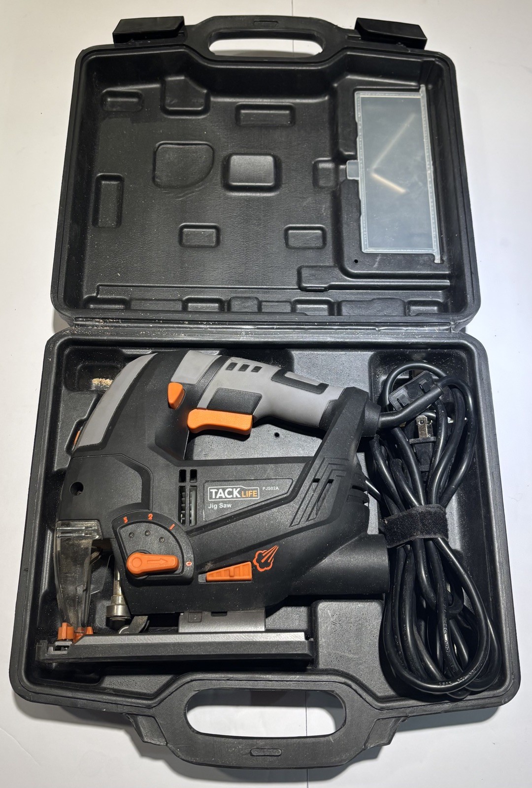 Tacklife PJS02A 6.7 Amp 3000 SPM Jigsaw Tool in Case