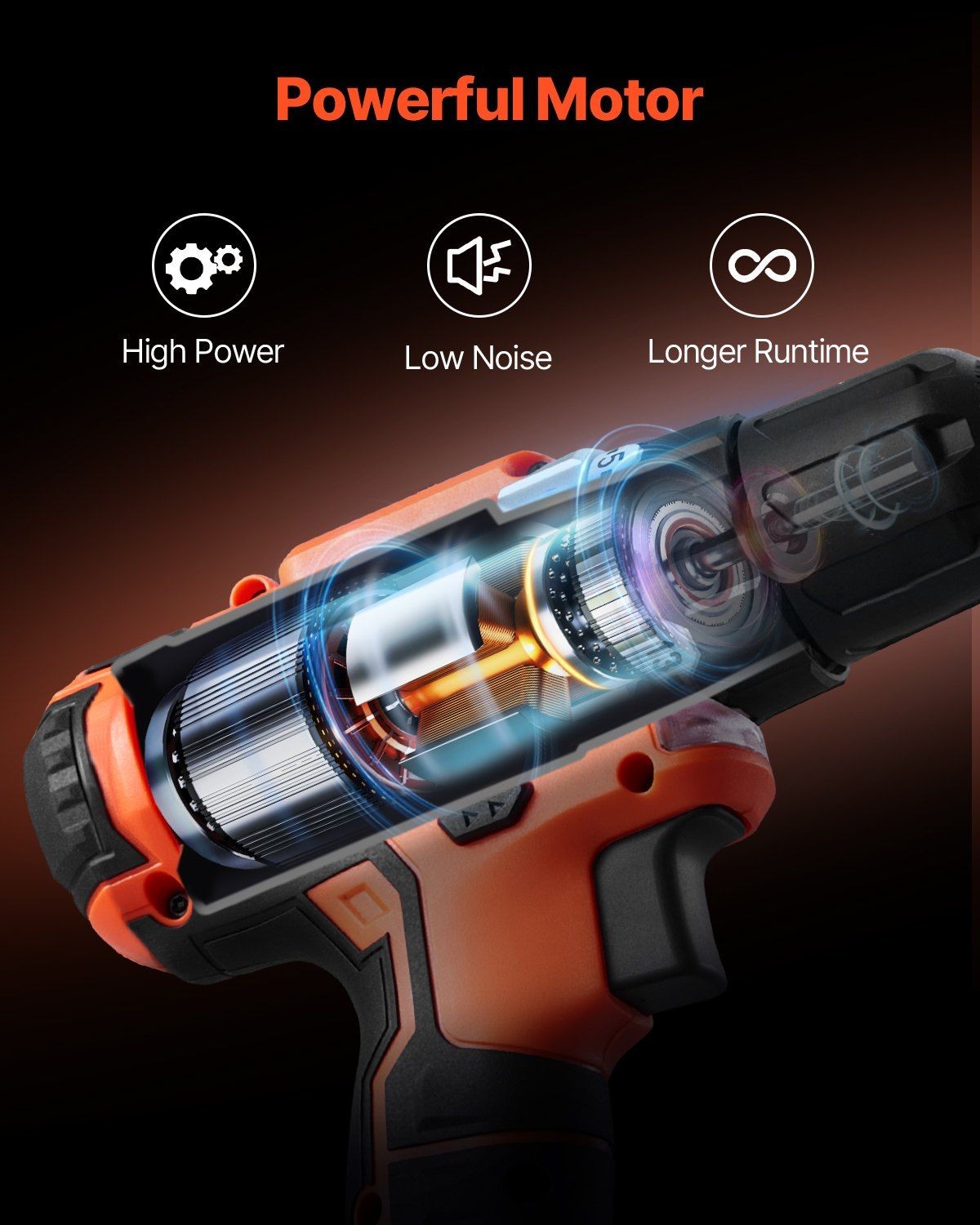 12V Dual Cordless Set: 3/8in Drill + 1/4in Impact Driver w/2x2Ah Batt