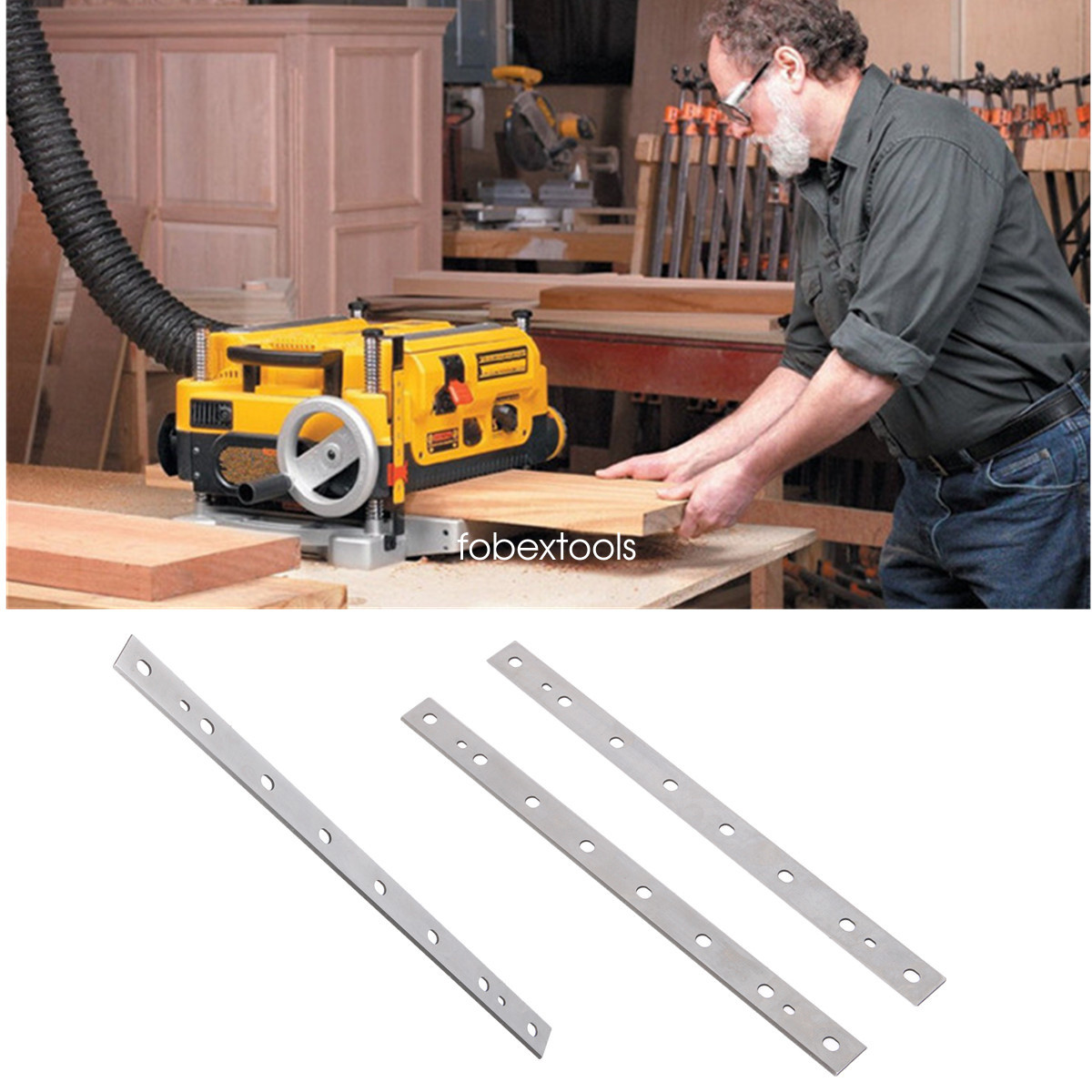 13&Prime; Replacemet Planer knives Replace For DeWalt DW735 DW735X DW7352 – Set of 3