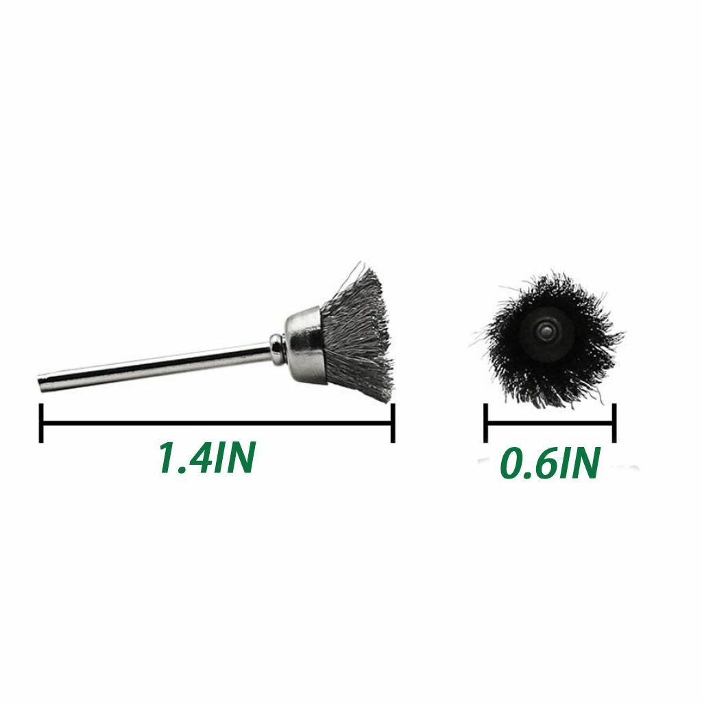 50X Stainless Steel Wire Brush Set For Dremel Rotary Tool die grinder flat wheel