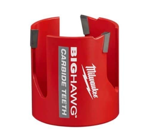 « Milwaukee » 2-9/16&Prime; Big Hawg Hole Saw w/Carbide Teeth 2-9/16&Prime;, Red
