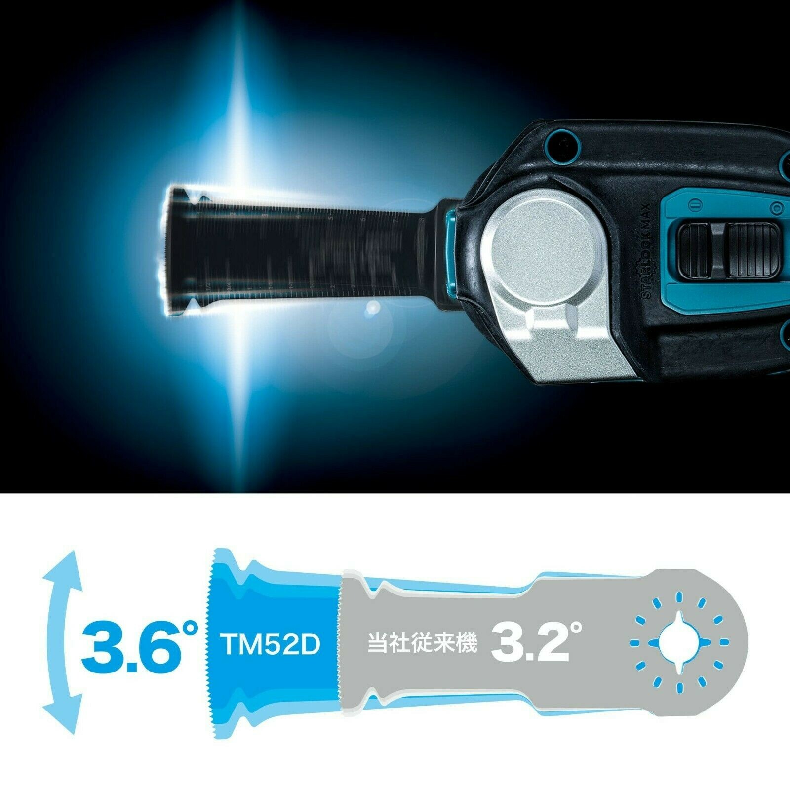 Makita 18V Cordless Cutting And Grinding Multi Tool TM52DZ Body Only New