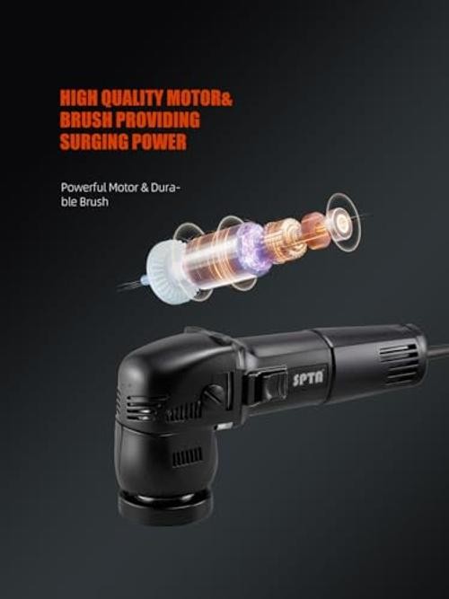 Mini Orbital Polisher – 3 Inch 10mm/780W Variable Speed Dual Action With