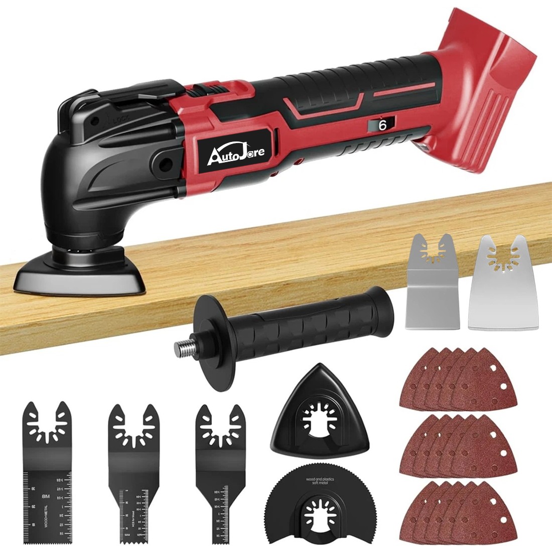 Cordless Oscillating Tool for Milwaukee 18V Battery w/ 6 Speeds Multi Tool NEW