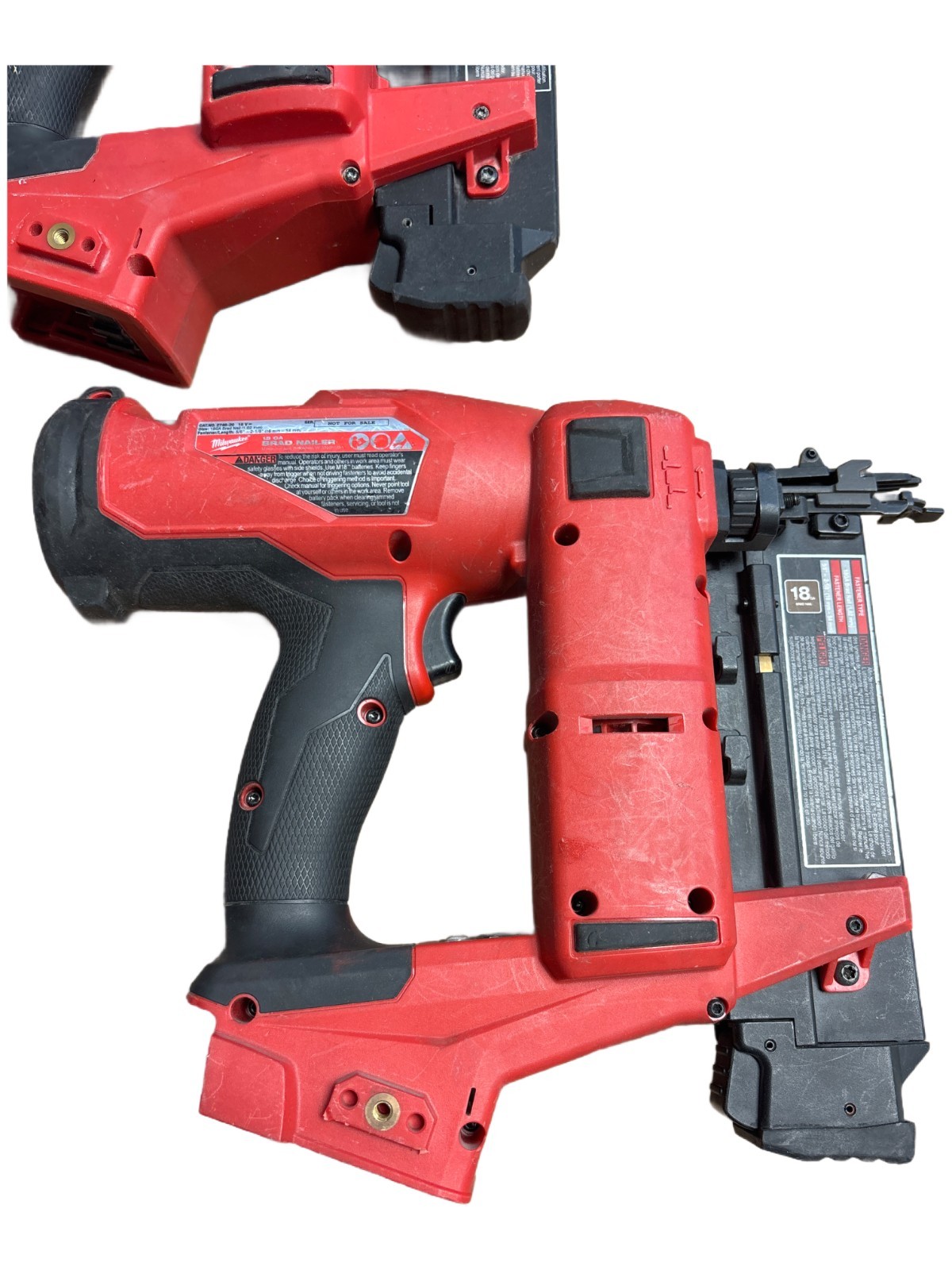 Milwaukee 2746-20 M18 FUEL 18V 18 Gauge Brad Nailers – BROKEN/FOR PARTS