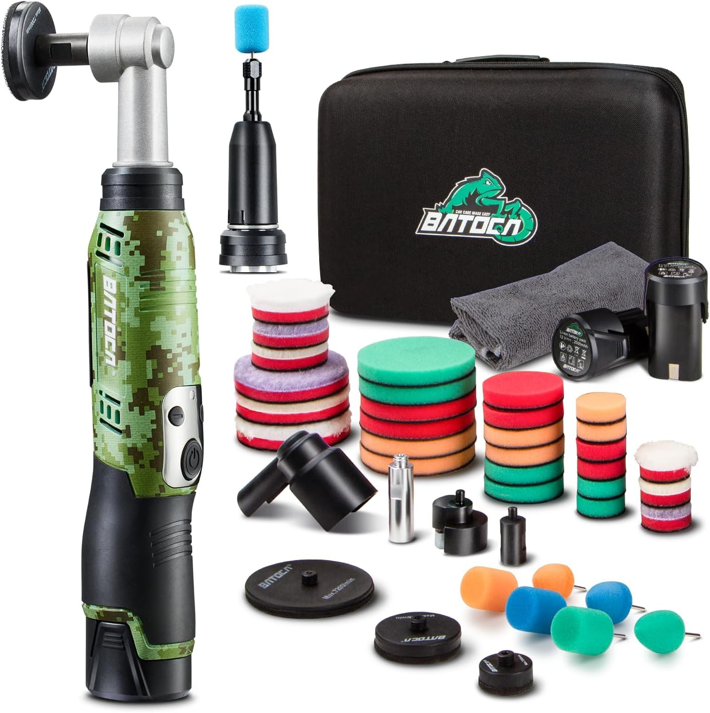 BATOCA S6 Mini Car Polisher Cordless Buffer Polishing Machine for Car Detailing