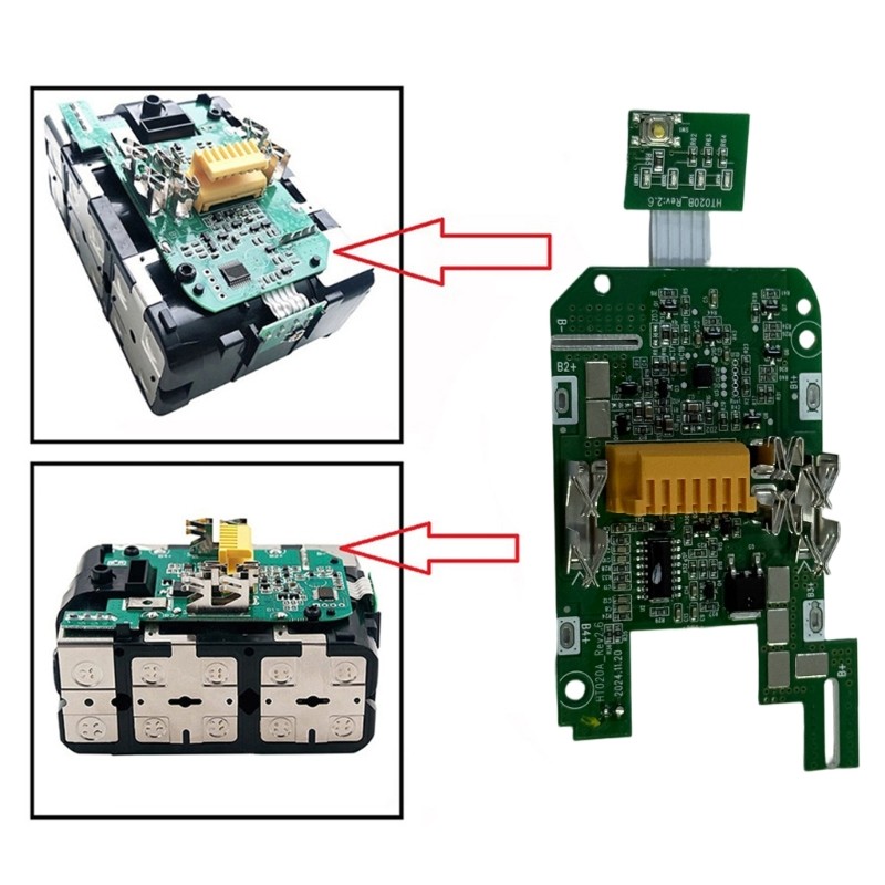 High Current Circuit Board For 18V 3.0Ah BL1850B/BL1840B Battery Protector