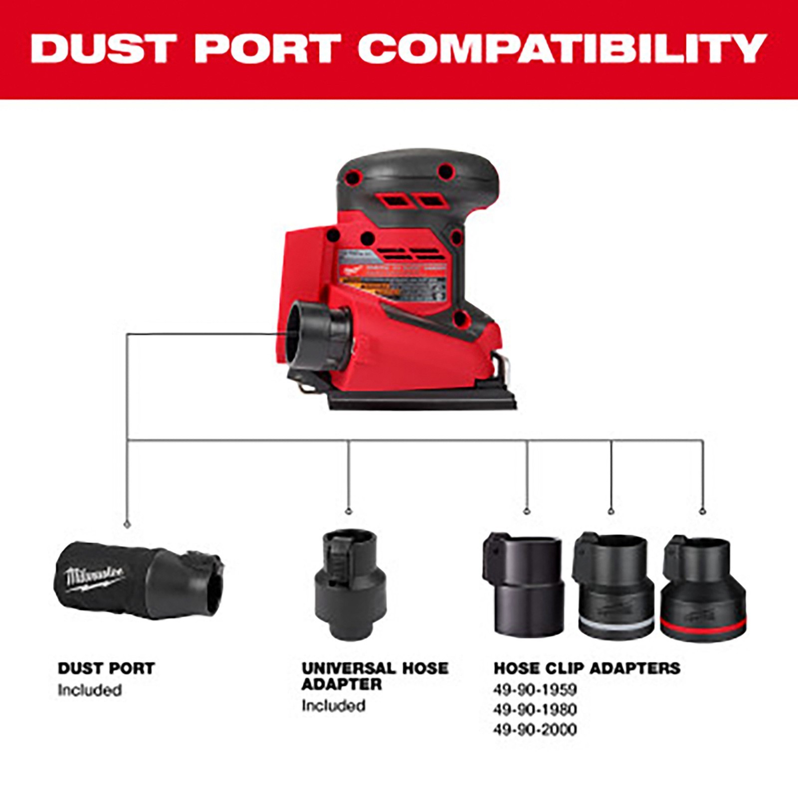 Milwaukee M18 Orbital 1/4 Sheet Sander, 13,000 Max OPM Model# 2649-20