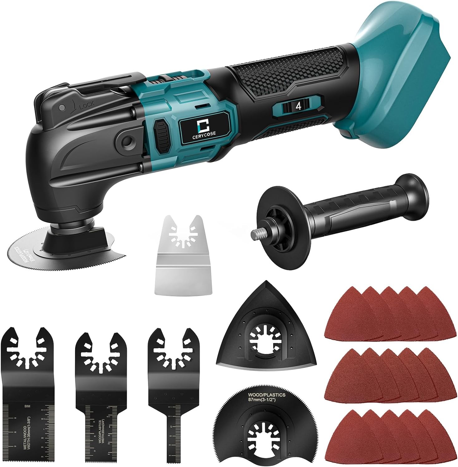 Cordless Oscillating Tool for Makita Battery 21000 OPM
