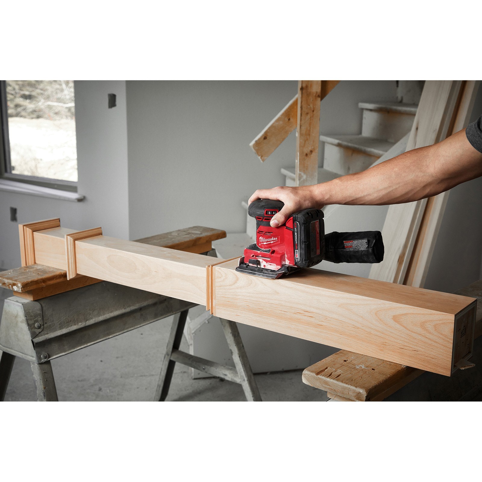 Milwaukee M18 Orbital 1/4 Sheet Sander, 13,000 Max OPM Model# 2649-20