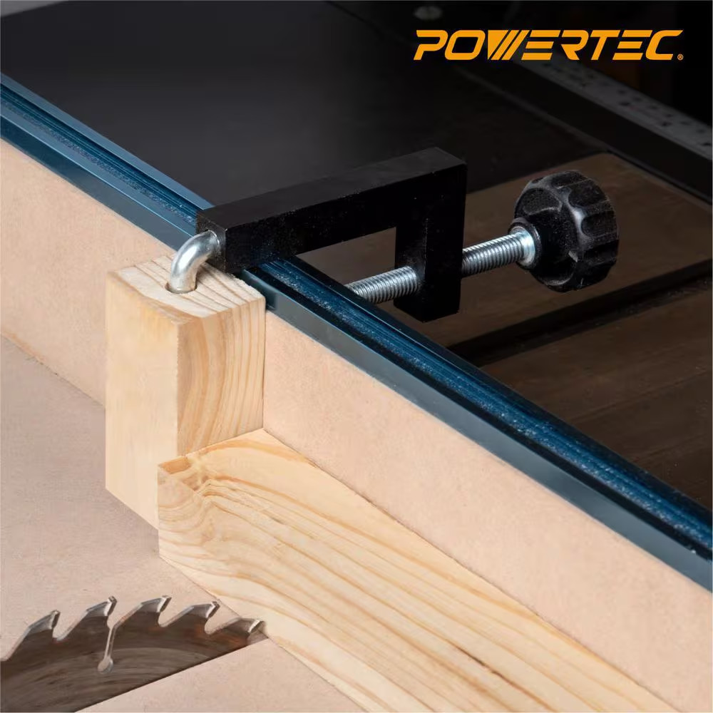 Universal Fence Clamp, for Table Saws, Router Tables, Clamping Squares, Drill Pr