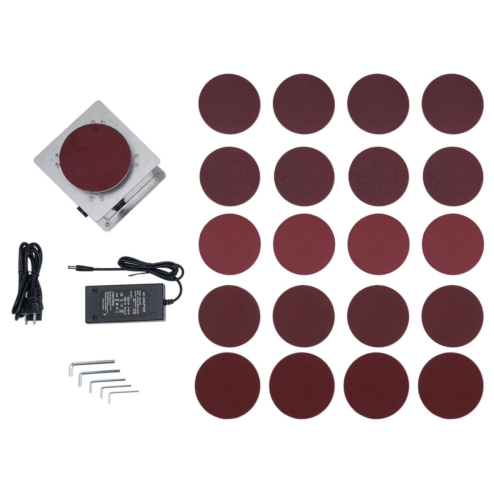 4 Inch Electric Mini Disc Sander 200W 6000RPM Adjustable For Wood Metal