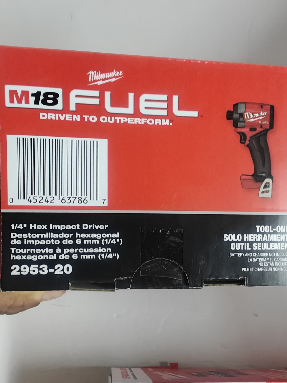 Milwaukee 2953-20 FUEL 18V Brushless Cordless 1/4&Prime; Hex Impact Driver*TOOL ONLY*