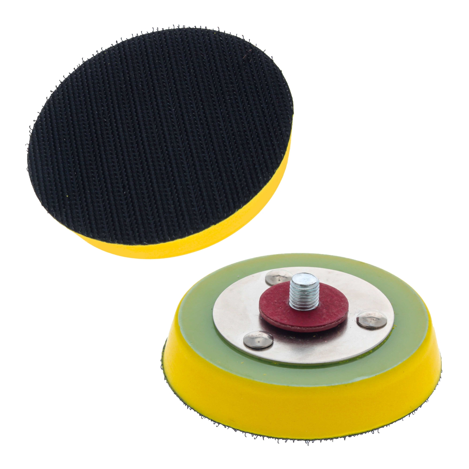 2 Dura-Gold 3&Prime; Hook & Loop DA Backing Plate Pads Thick, for Auto Sander Polisher