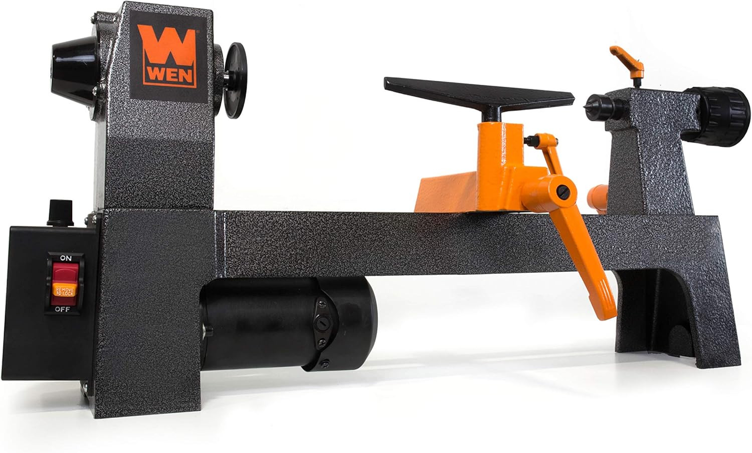 WEN 3.2A Mini Benchtop Wood Lathe – 8&Prime;x13&Prime; Variable Speed for Woodworking!