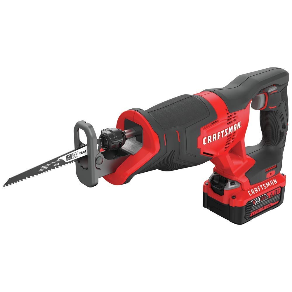 CRAFTSMAN V20 CORDLESS RECIPROCATING SAW KIT, 3,000 RPM – Scratch & Dent