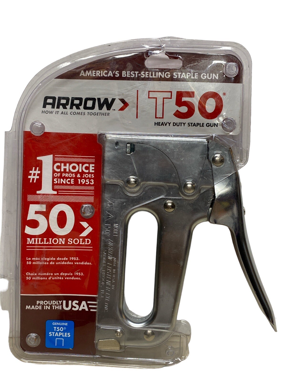 Arrow T50 Pro Heavy Duty Staple Gun Made In The USA