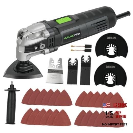 Corded Oscillating Multi Tool Kit 3.5A with 30Pcs Accessories | 3.5 Amp