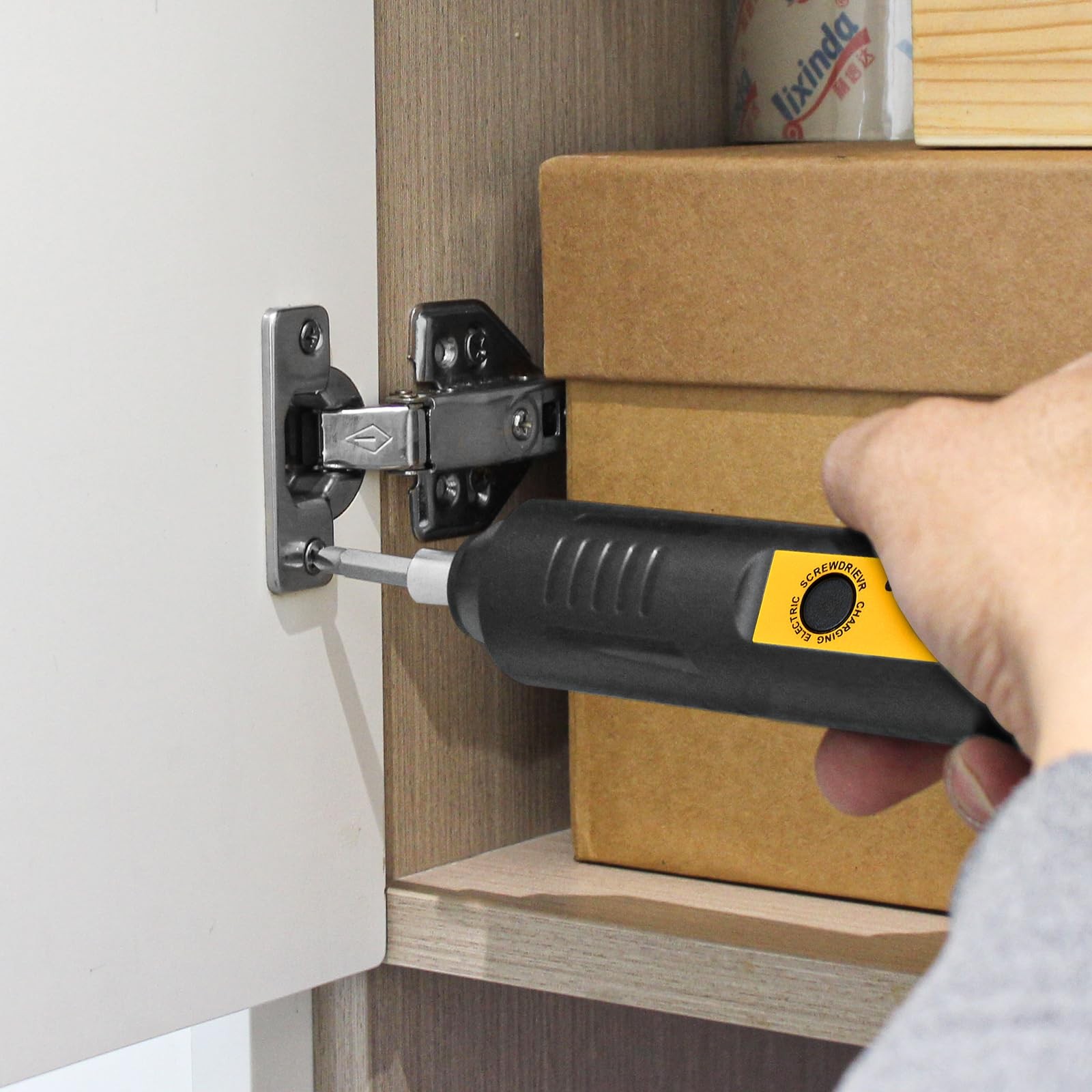 Julixin Cordless Battery Operated Electric Screw Driver Magnetic Type-C