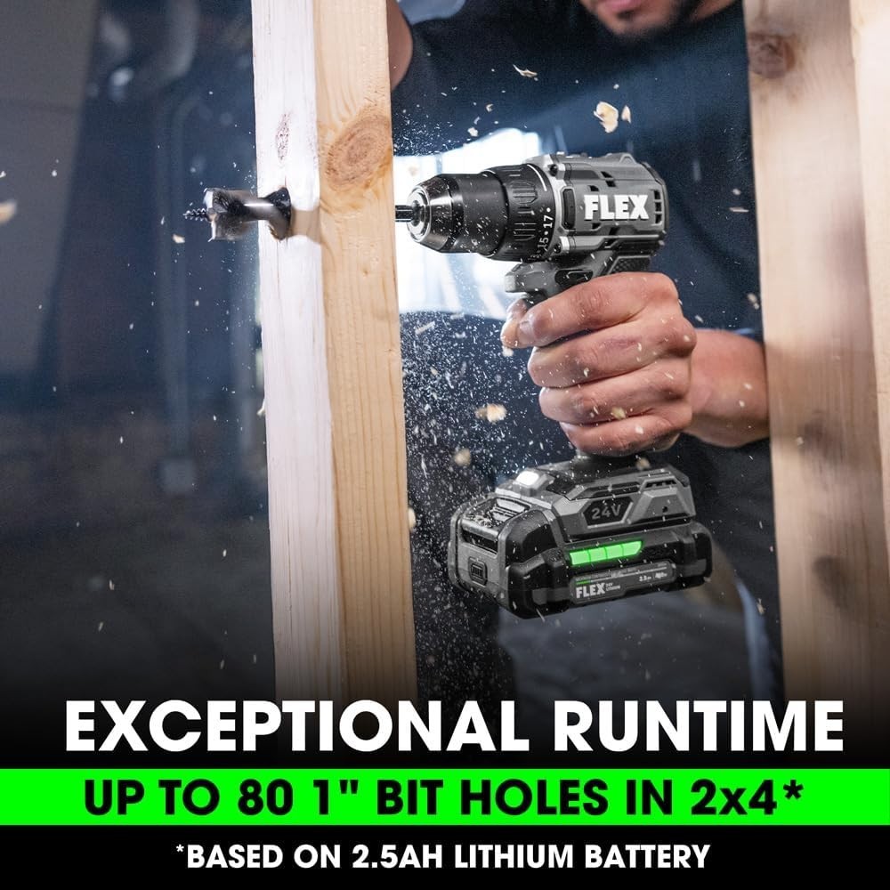 24V Brushless Cordless 2-Tool Compact Combo Kit: 1/2-Inch 2-Speed Drill Drive…