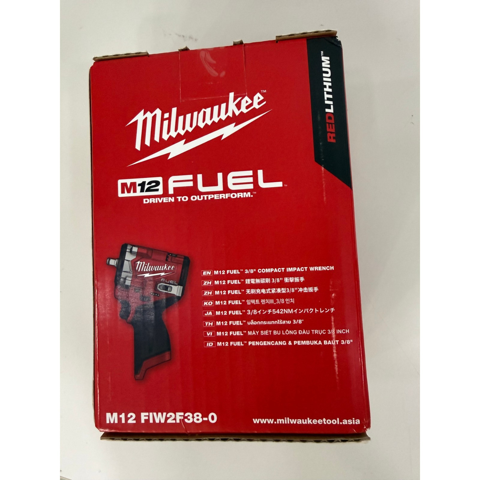Milwaukee M12 FIW2F38 Impact Wrench 3/8&Prime; Stubby Bare Tool – FedEX