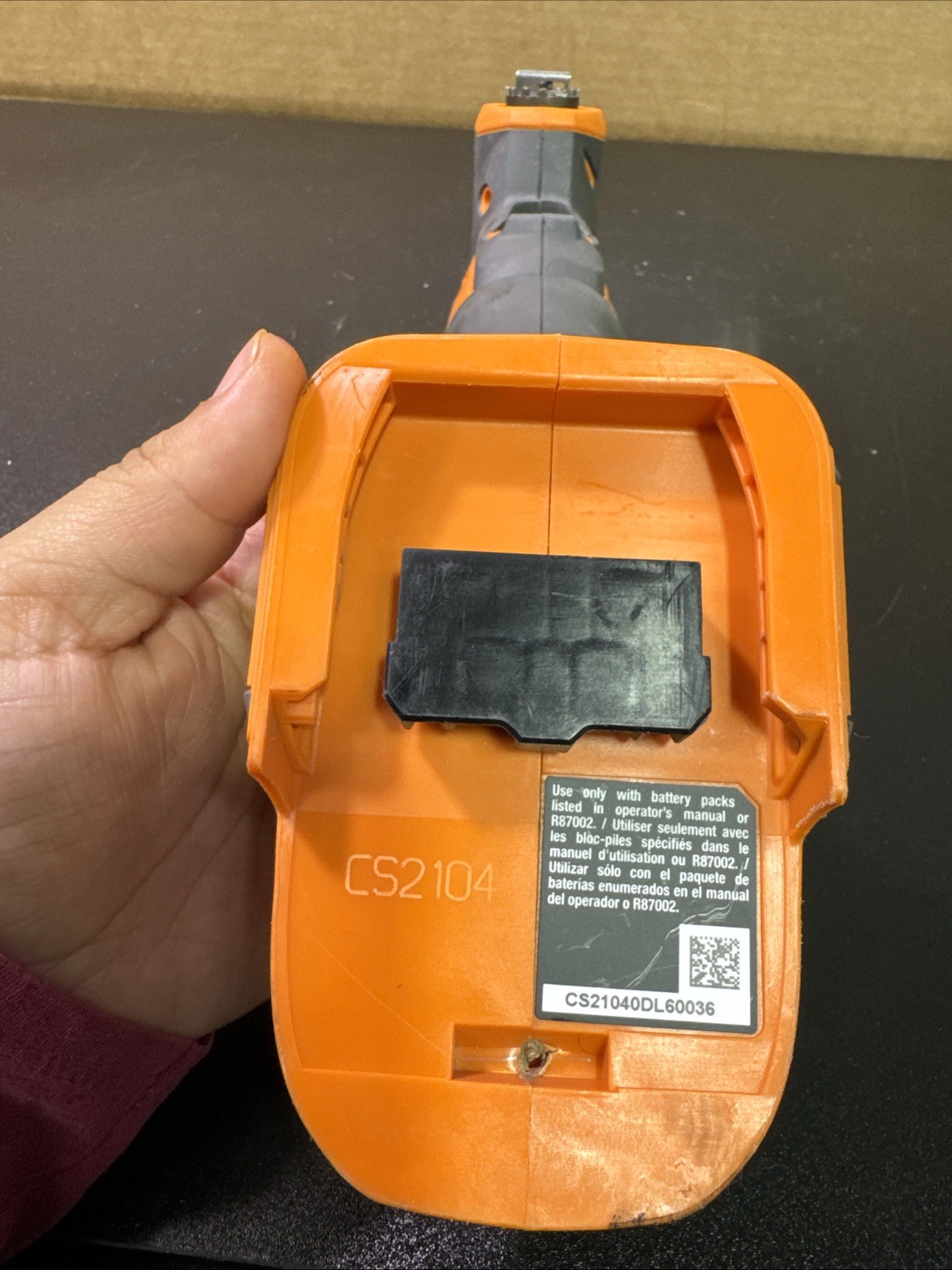 RIDGID R86240 18V Brushless Oscillating Multi-Tool – FOR PARTS T38