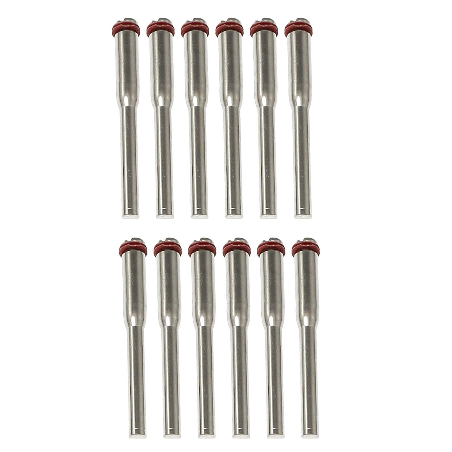12pc 1/8&Prime; Shank Screw Mandrel Holder for Rotary Tool Diamond Cut-Off Wheel Disc