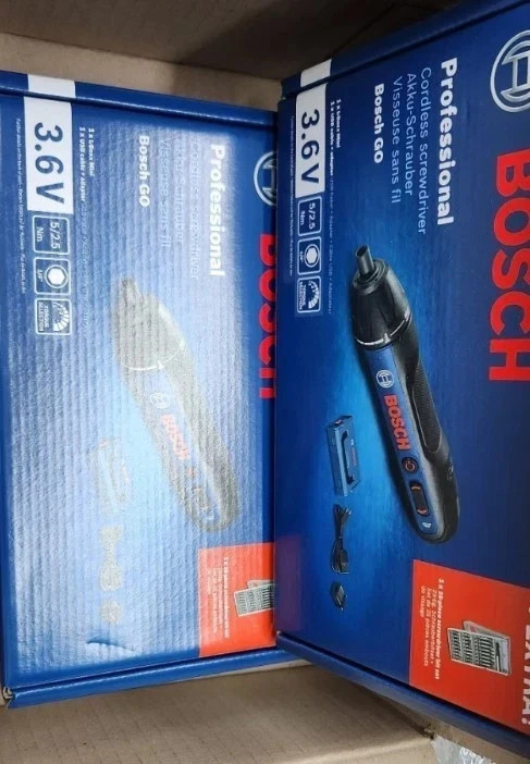 Bosch GO3 3.6V 2.0Ah Cordless Electric Screwdriver Mini USB-C Smart Professional