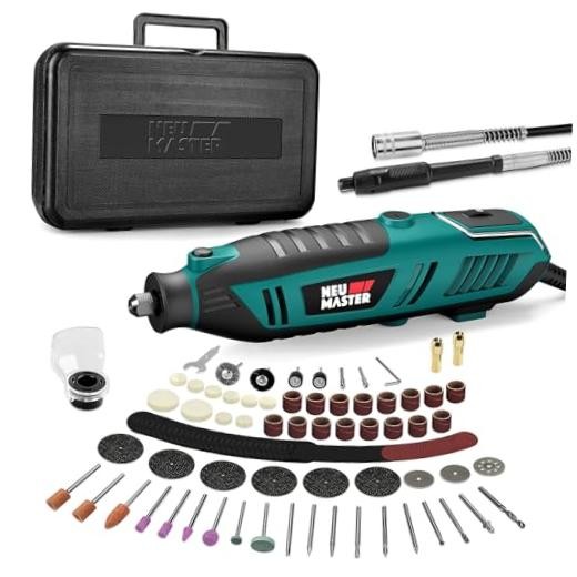 180W Rotary Tool Kit with 160 Accessories, 6-Speed Corded Rotary Tool Set